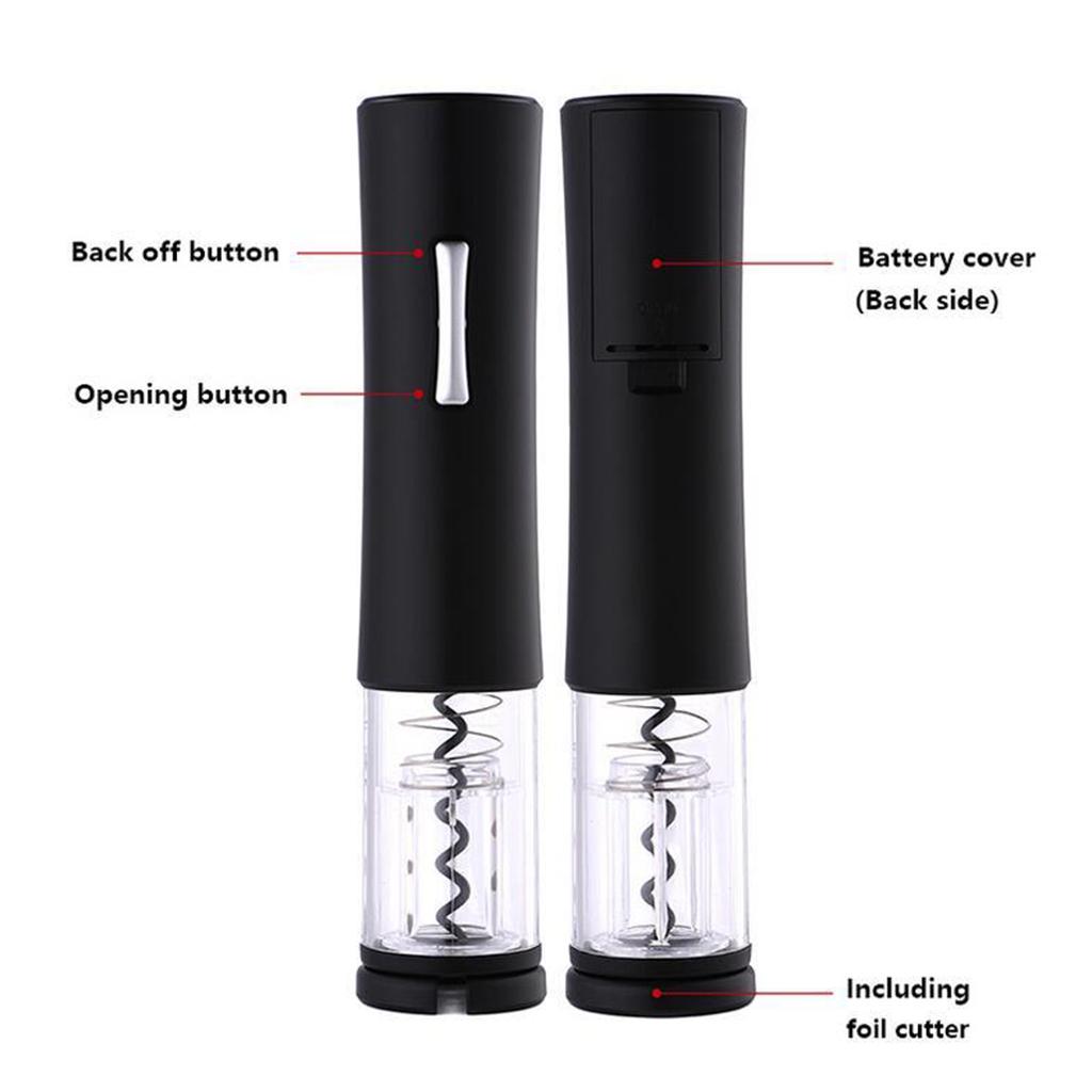 Electric Wine Opener Automatic Cordless Corkscrew Bottle Tool Style 1