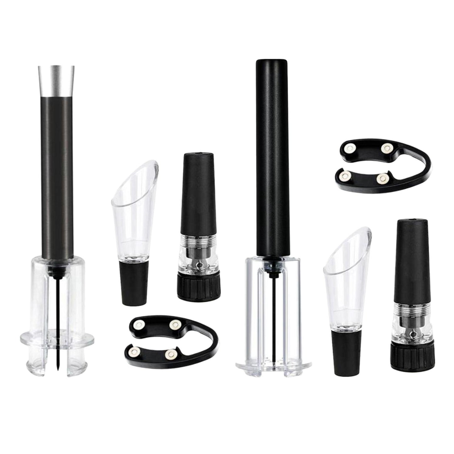 Air Pressure Wine Opener Bottle Opener Vacuum Corkscrew Kit Kitchen Style 1