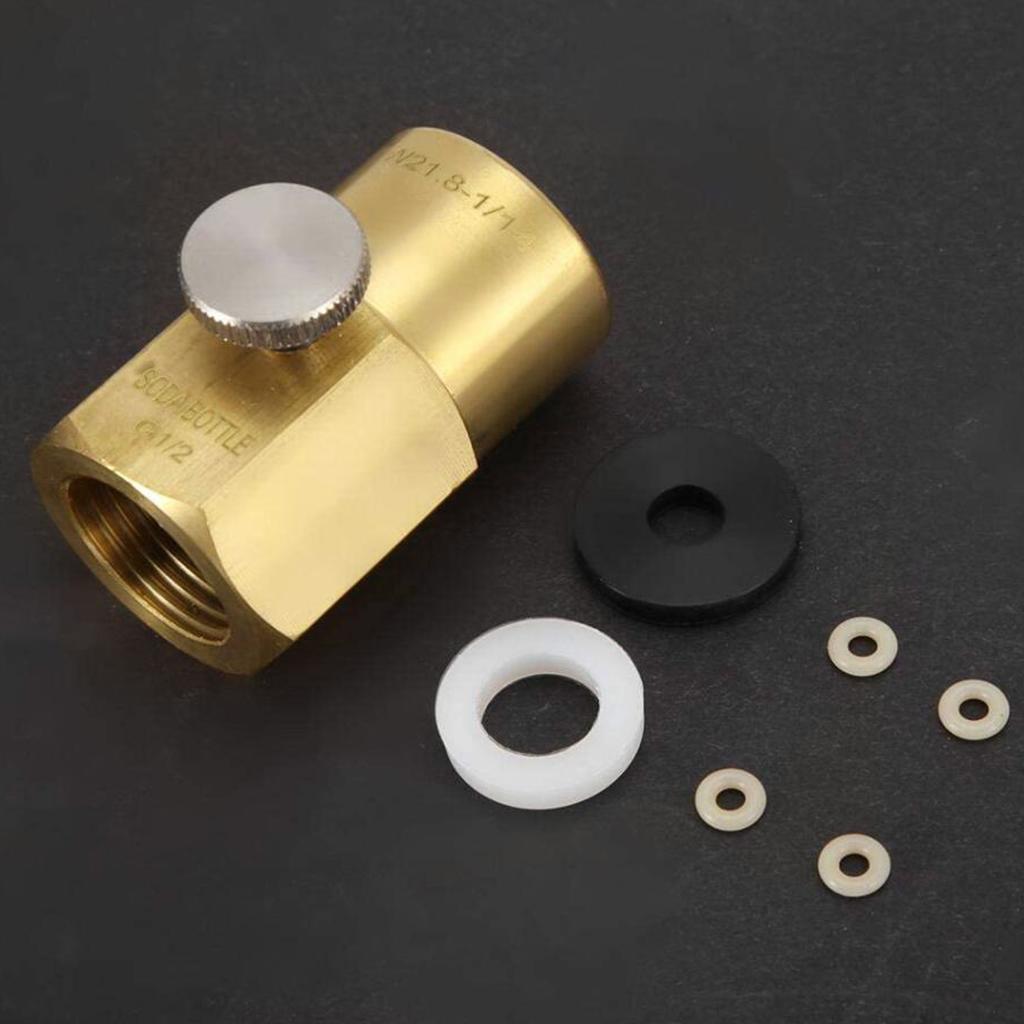 CO2 Refill Adapter TR21-4 to CGA320/ W21.8 Connector G0.5 to W21.8