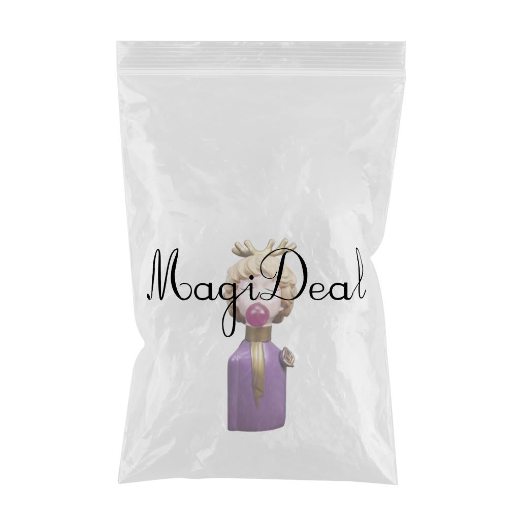 Bubble Girl Sculpture Girl Sculpture Statue Home Decor Ornaments Gift Purple