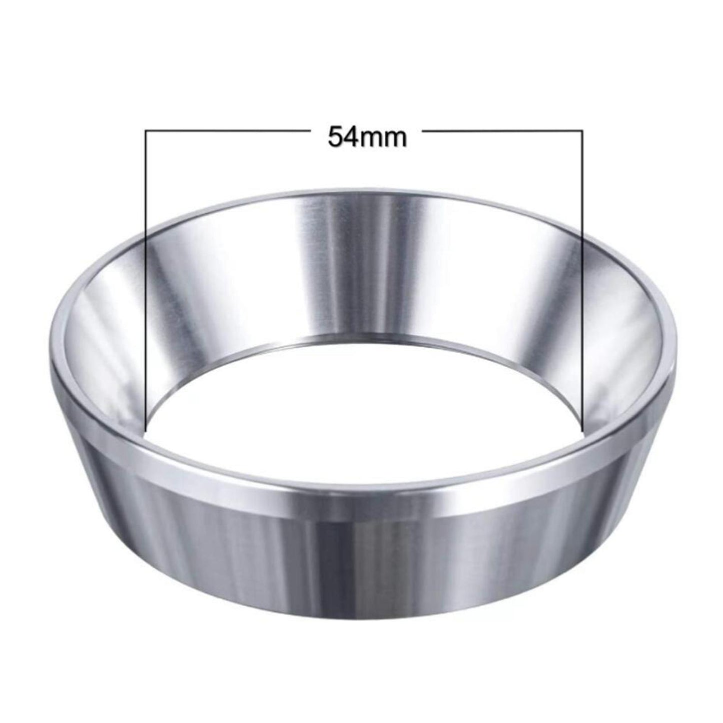 Stainless Steel Espresso Coffee Dosing Ring Funnel 54mm
