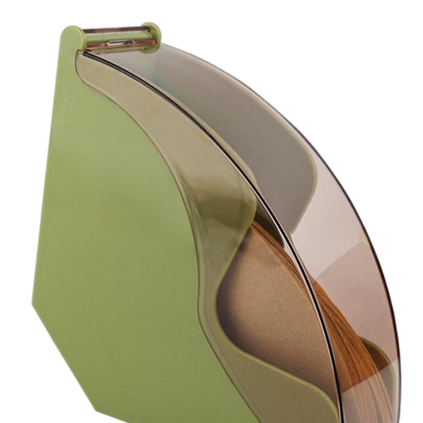 Dust-proof Large Coffee Filter Holder Box Dispenser Shelf for Home Kitchen green