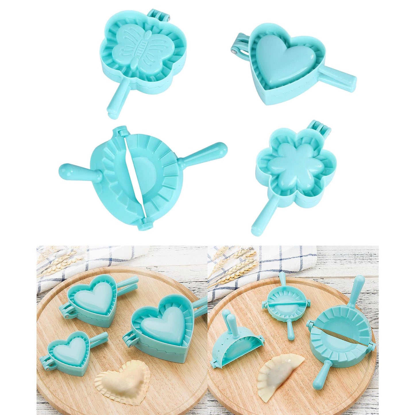 Dumpling Mold Pierogi Turnover Empanada Dough Ravioli Press Maker Medium