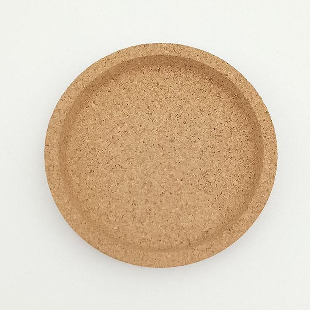5pcs Cork Drink Coasters Tea Coffee Absorbent Round Cup Mat Table Decor Home