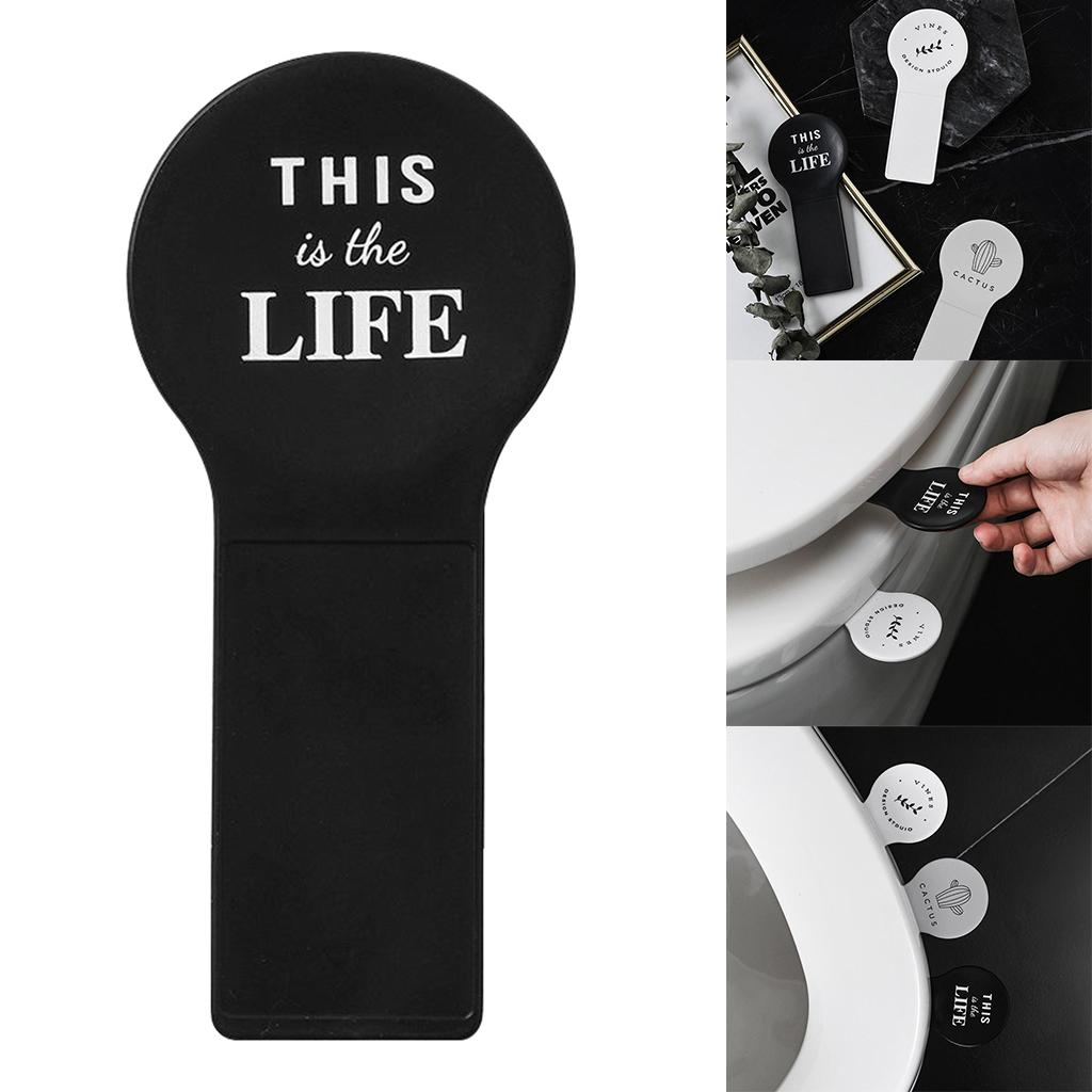 Nordic Toilet Seat Cover Lifter Toilet Handle Lifter Home Bathroom Style 1