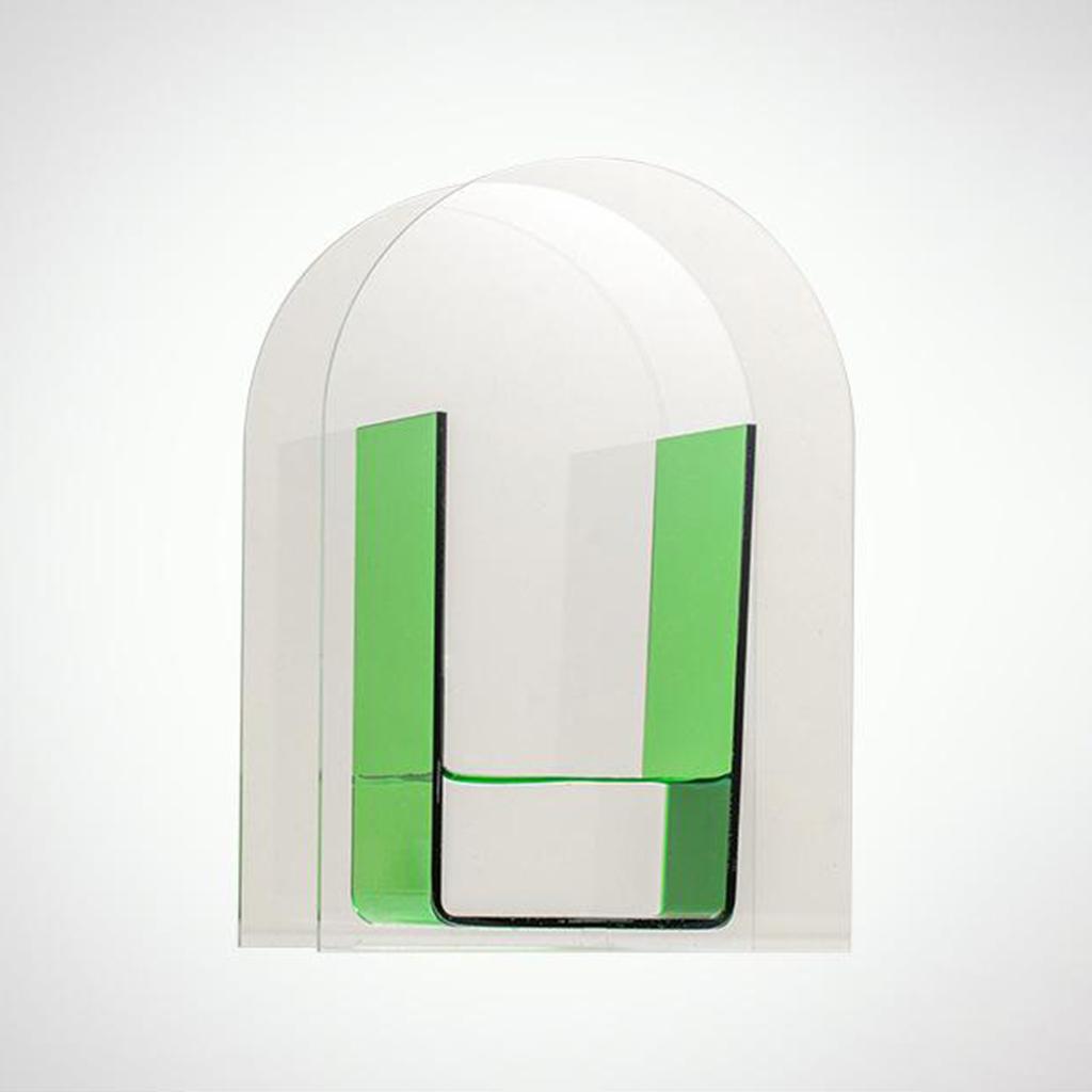 Acrylic Vase Flower Planter Pots Container Home Garden Decoration Style 4