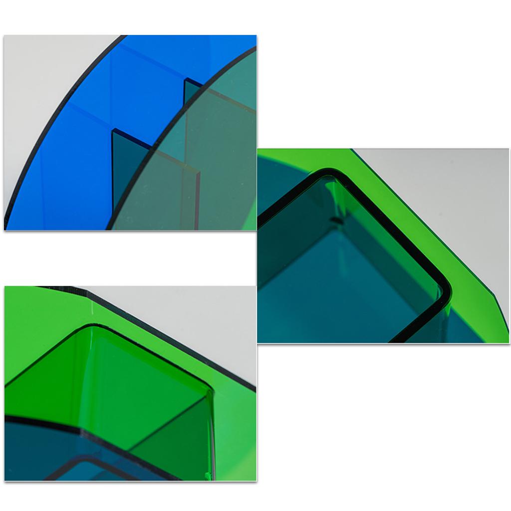 Acrylic Vase Flower Planter Pots Container Home Garden Decoration Style 6