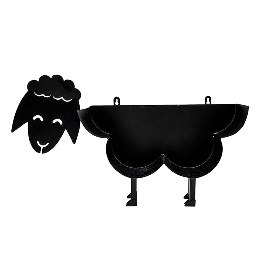 Free Standing 7 Roll Black Toilet Paper Tissue Storage Holder Stand