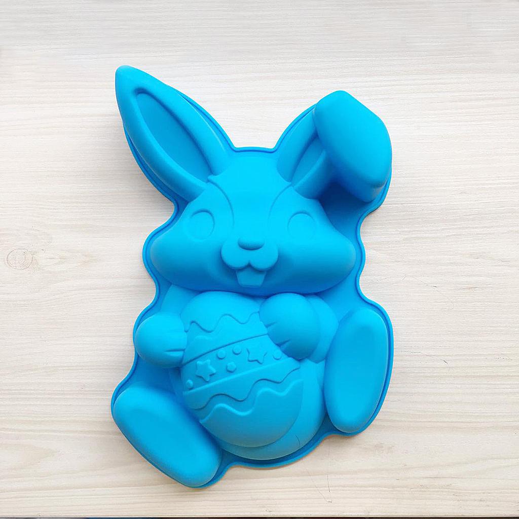 Easter Rabbit Bunny Silicone Cake Mold Mould for Home Bakery Baking Tool