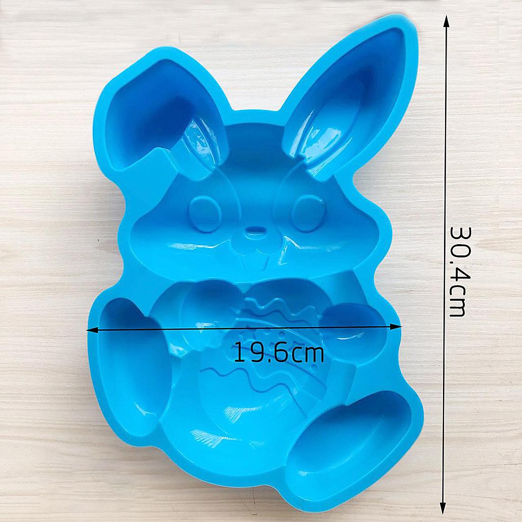 Easter Rabbit Bunny Silicone Cake Mold Mould for Home Bakery Baking Tool