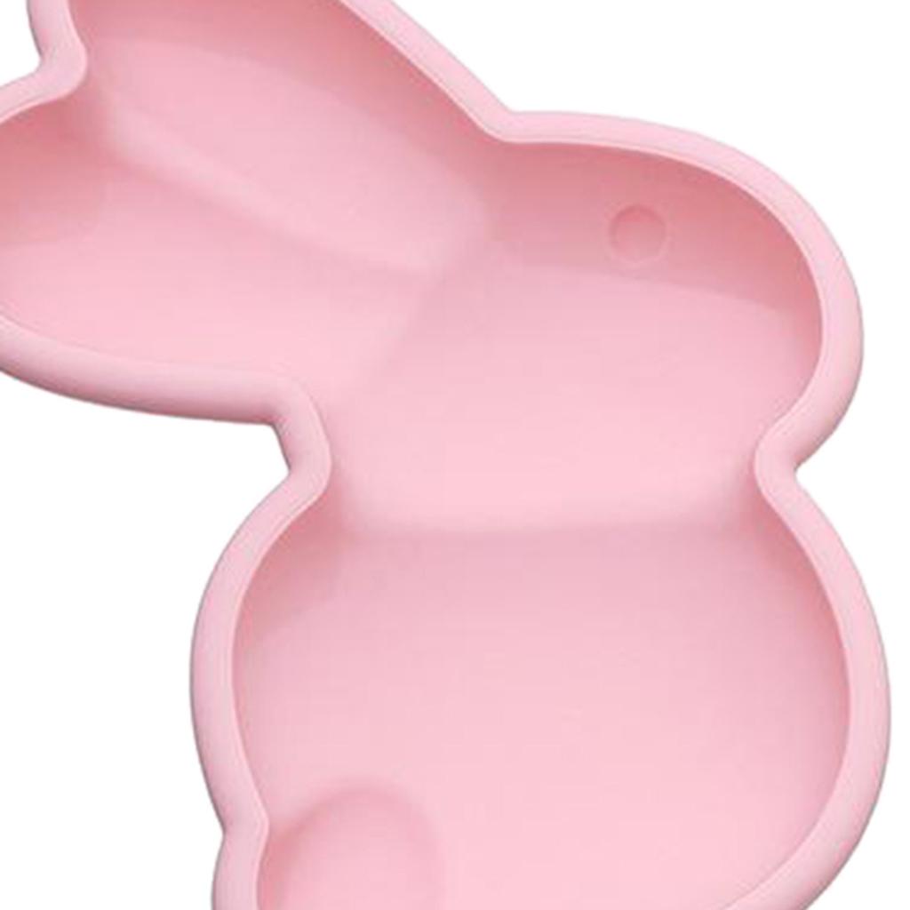Easter Cake Mold Chocolate Candy Mold Fondant Making Tool Rabbit Pink