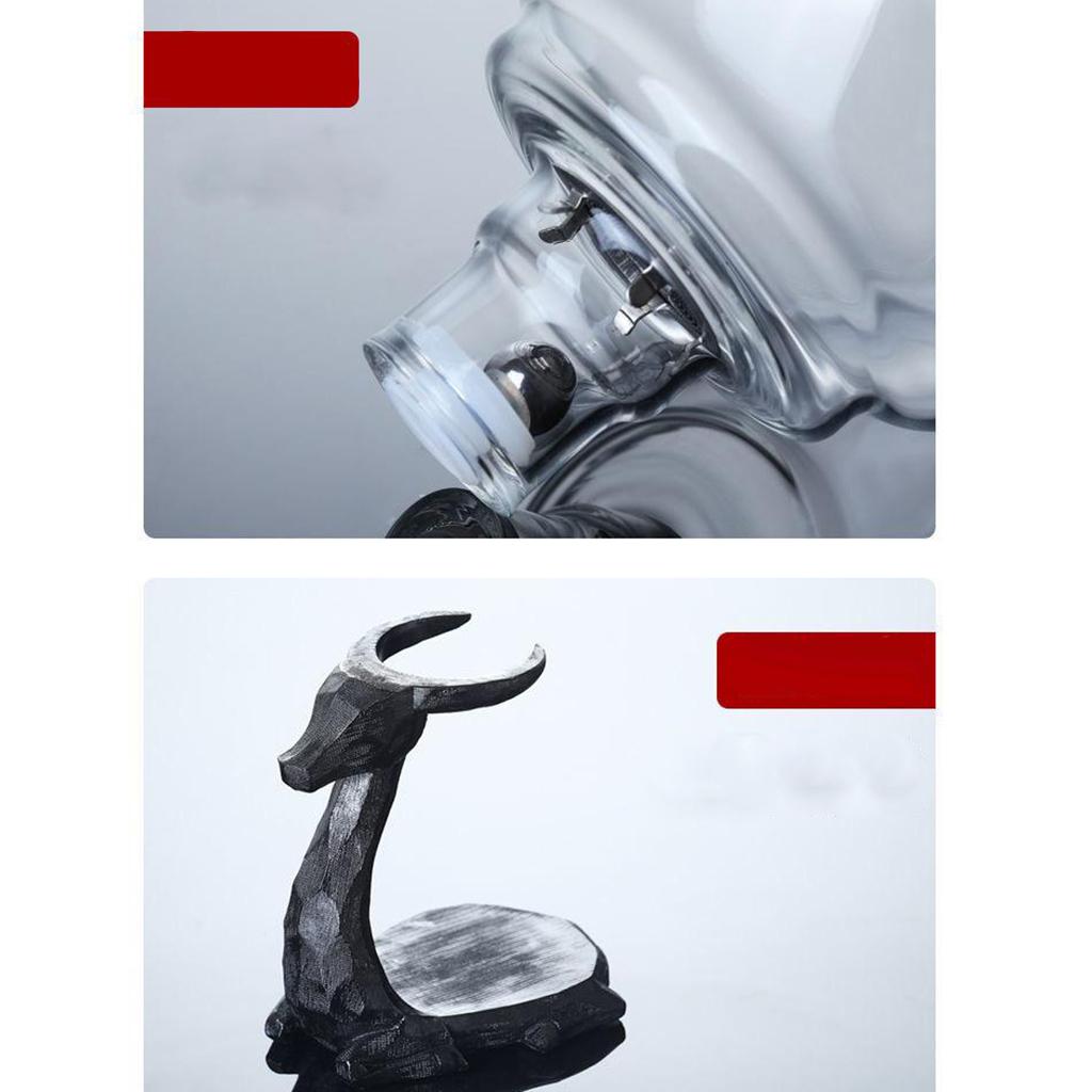 Kungfu Glass Tea Set Magnetic Water Diversion for Kitchen