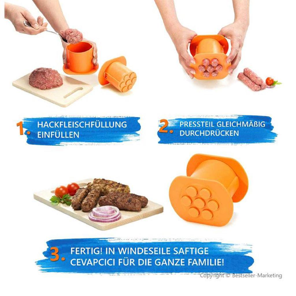 Sausage Stuffer Homemade Meat Maker Squeezer Food Processor Household Molds