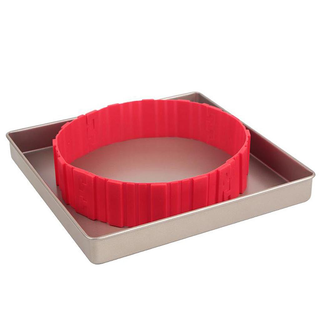4x Silicone Cake Mold DIY Baking Mould Tools Kitchen Bakeware