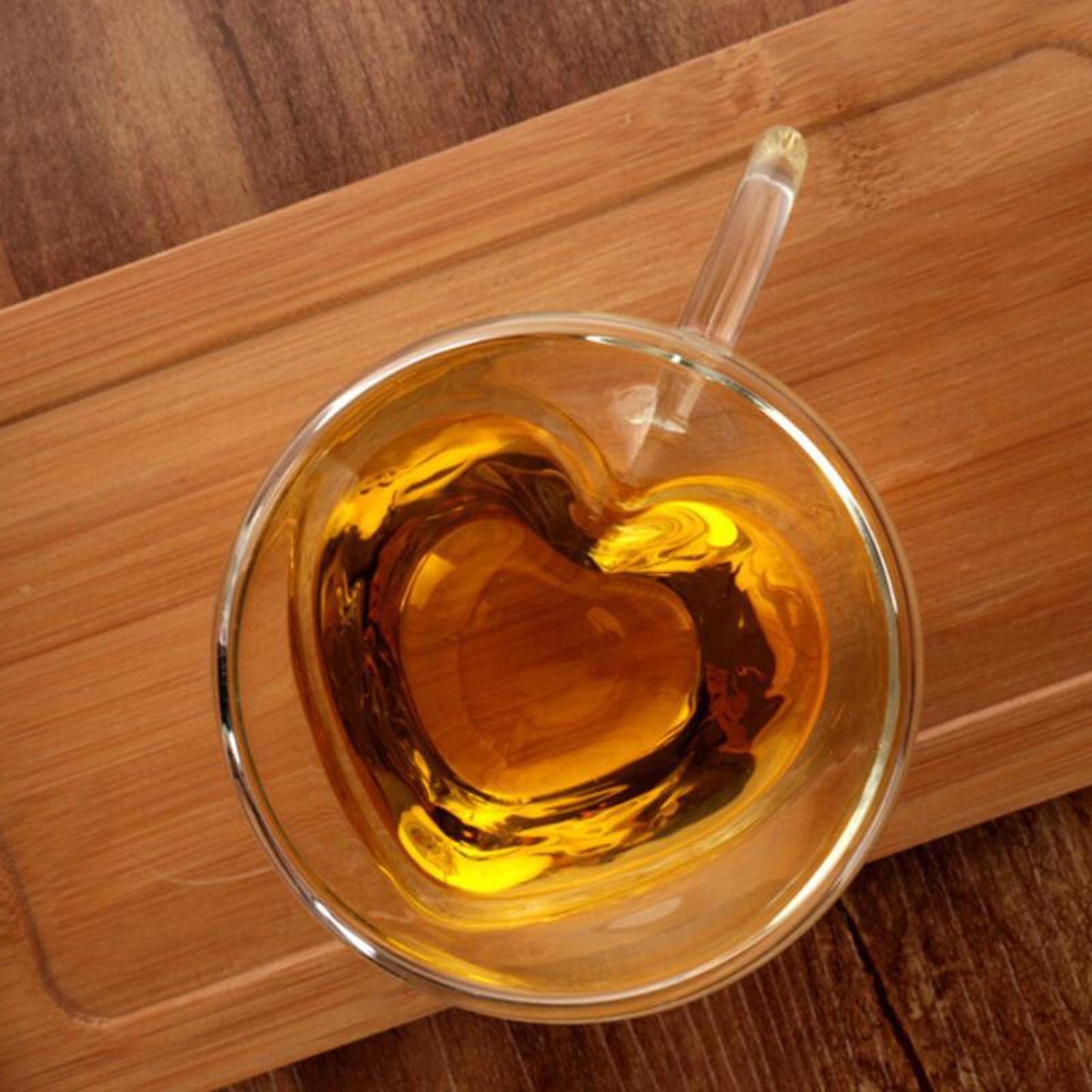 Small Clear Glass Tea Coffee Cup Mug Hot Chocolate Home KItchen Mugs 240ml
