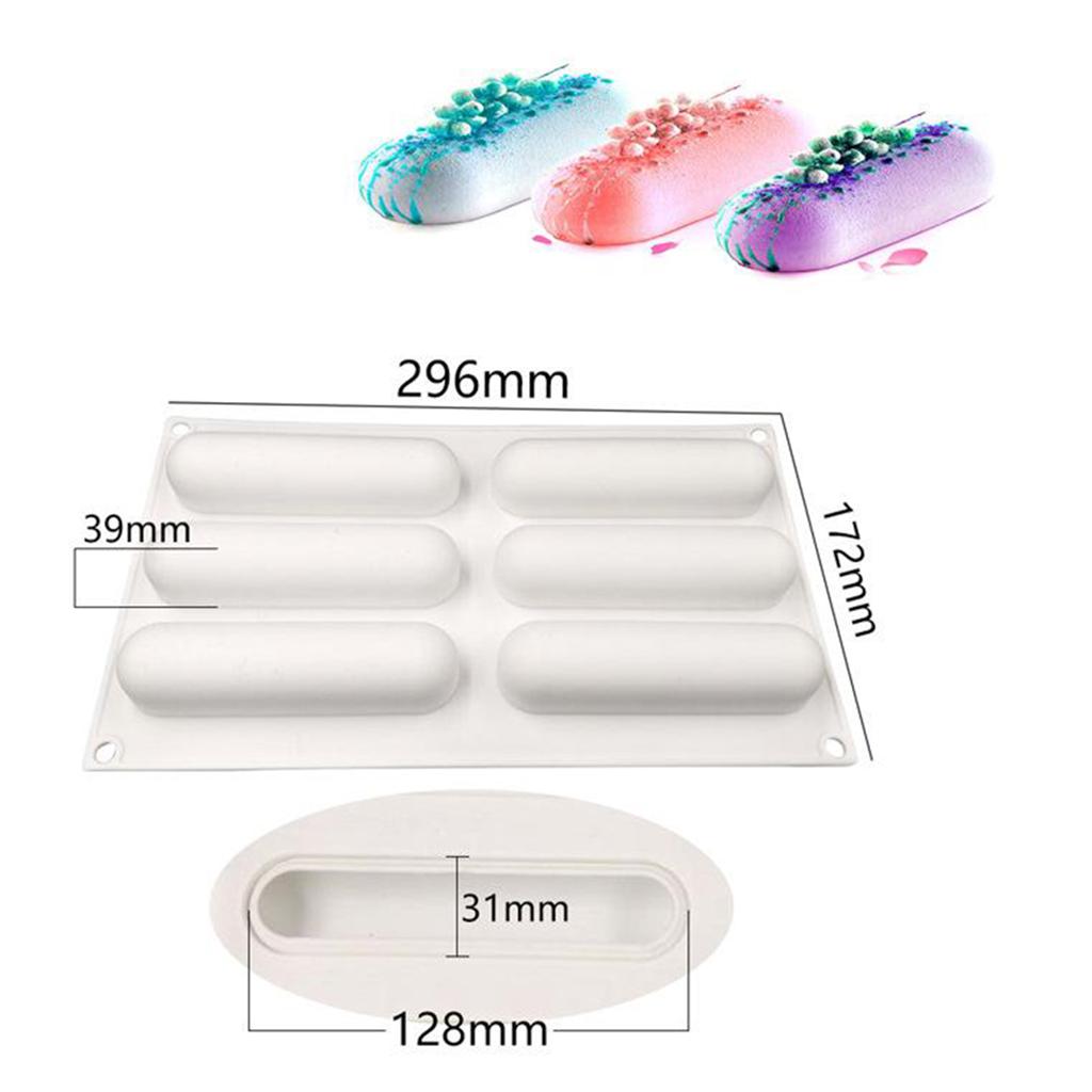 Long Strip Silicone Mold Mousse Baking Mould For DIY Cake Dessert Chocolate