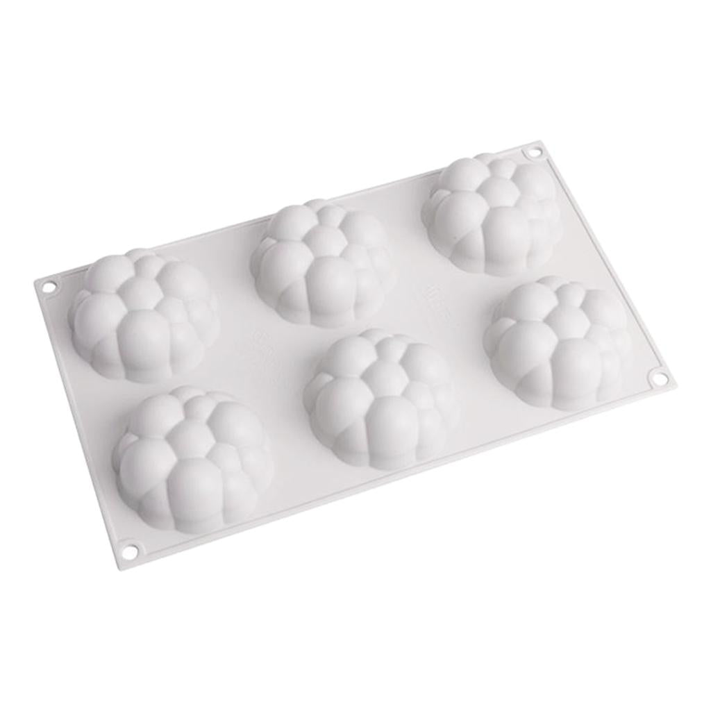 6 Holes Silicone Mold Mousse Baking Mould For DIY Cake Dessert Chocolate