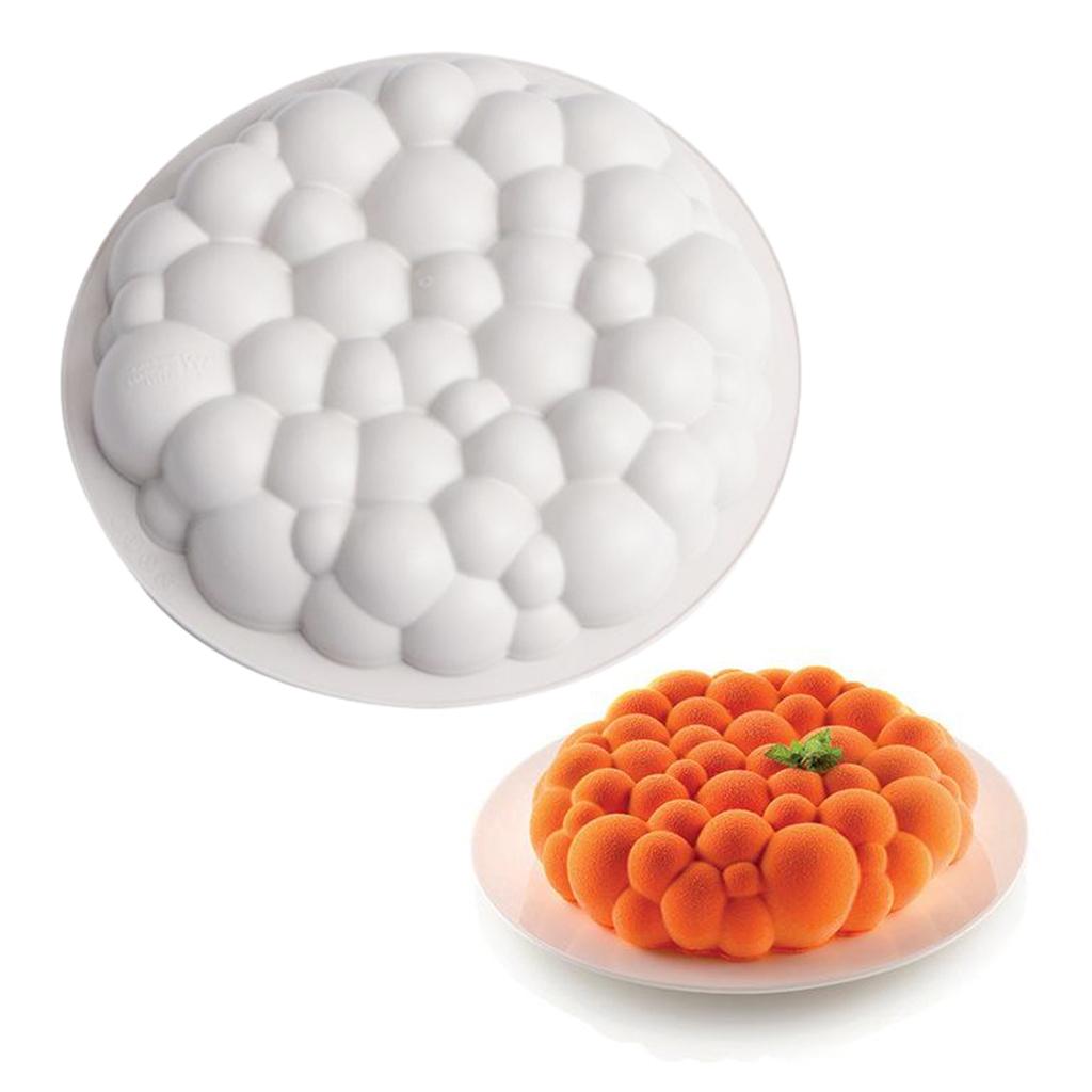 Non-stick Bubble Silicone Mold Mousse Brownie Chocolate 3D Cake Mould Tray