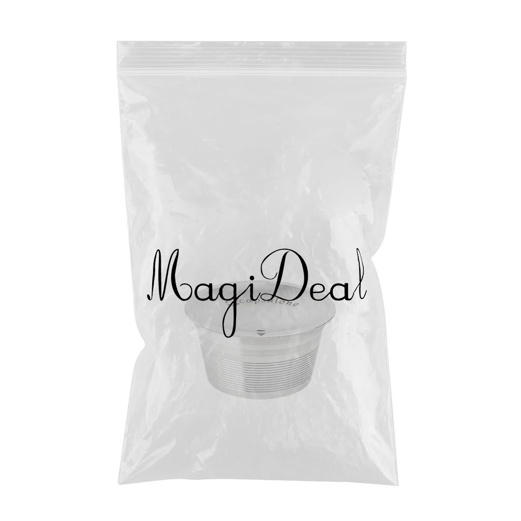 Coffee Capsules Stainless Steel Filter Cup Pods with Spoon and Brush