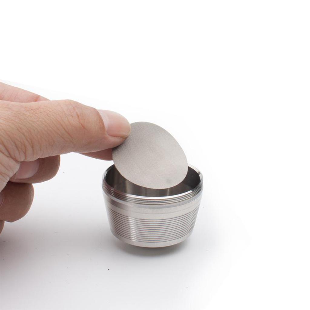 Coffee Capsules Stainless Steel Filter Cup Pods with Spoon and Brush