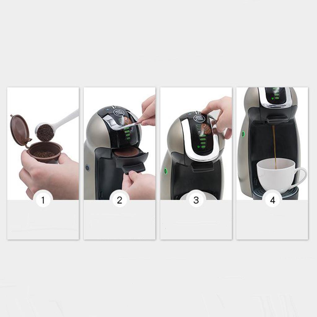 Refillable Coffee Capsule Cup Espresso Pod for Coffee Machine Style 3