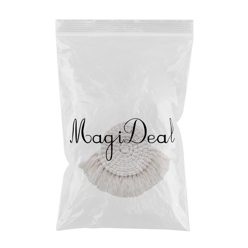 Handmade Braided Cup Mat Macrame Coasters Pad Table Mat Cotton Style 2