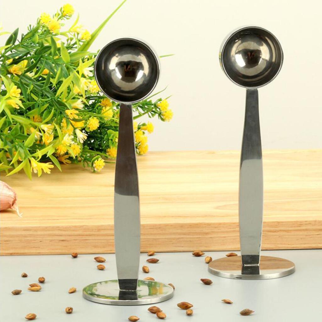 Espresso Coffee Measuring Spoon Coffee Scoop Kitchen Tool Silver