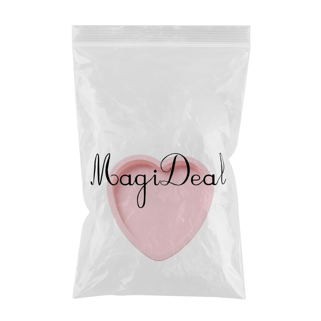Silicone Cake Mold Cake Heart Shape Mousse Cake Moulds 8Inch Pink