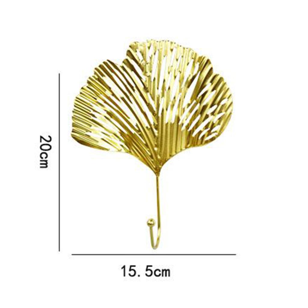Leaf Shape Hook Door Wall Wardrobe Clothes Bag Key Hanger Home Decor Style 2