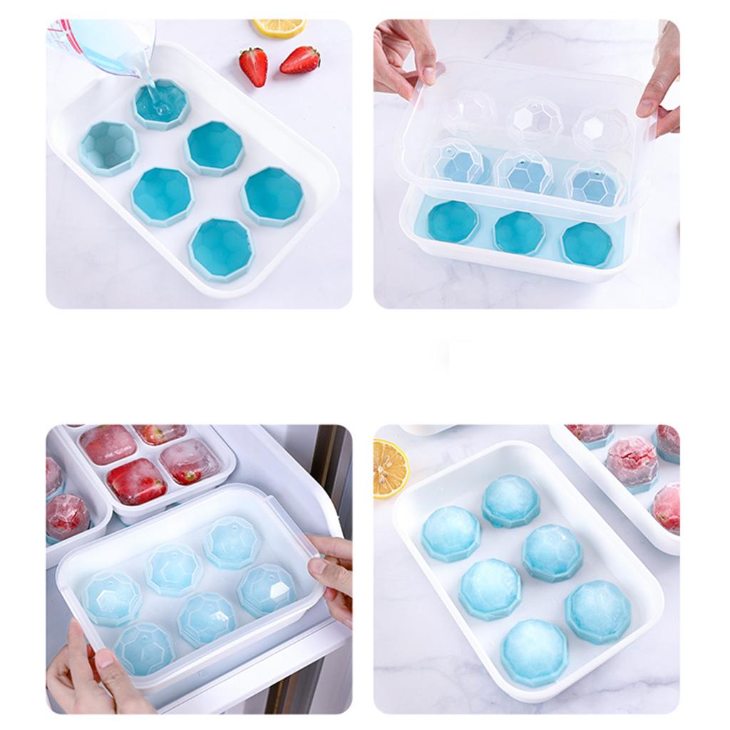 2pcs Ice Cube Tray Pudding Jelly Maker Mold Home Kitchen Mould Accessory Style 3