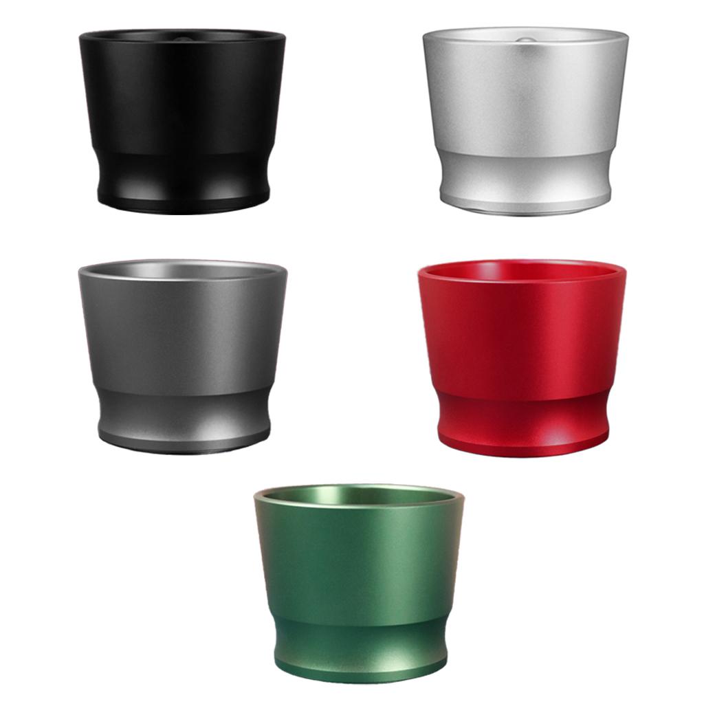 Coffee Dosing Ring Powder Receiver Cup For Espresso Machine Durable Black
