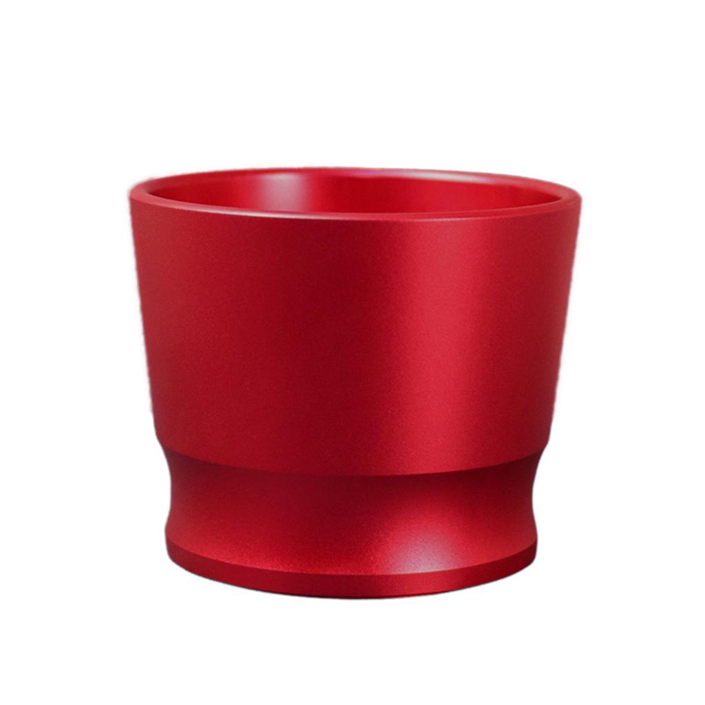 Coffee Dosing Ring Powder Receiver Cup For Espresso Machine Durable Red