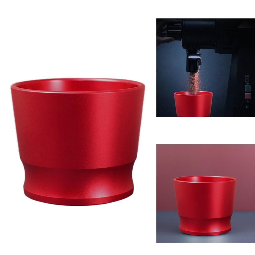 Coffee Dosing Ring Powder Receiver Cup For Espresso Machine Durable Red