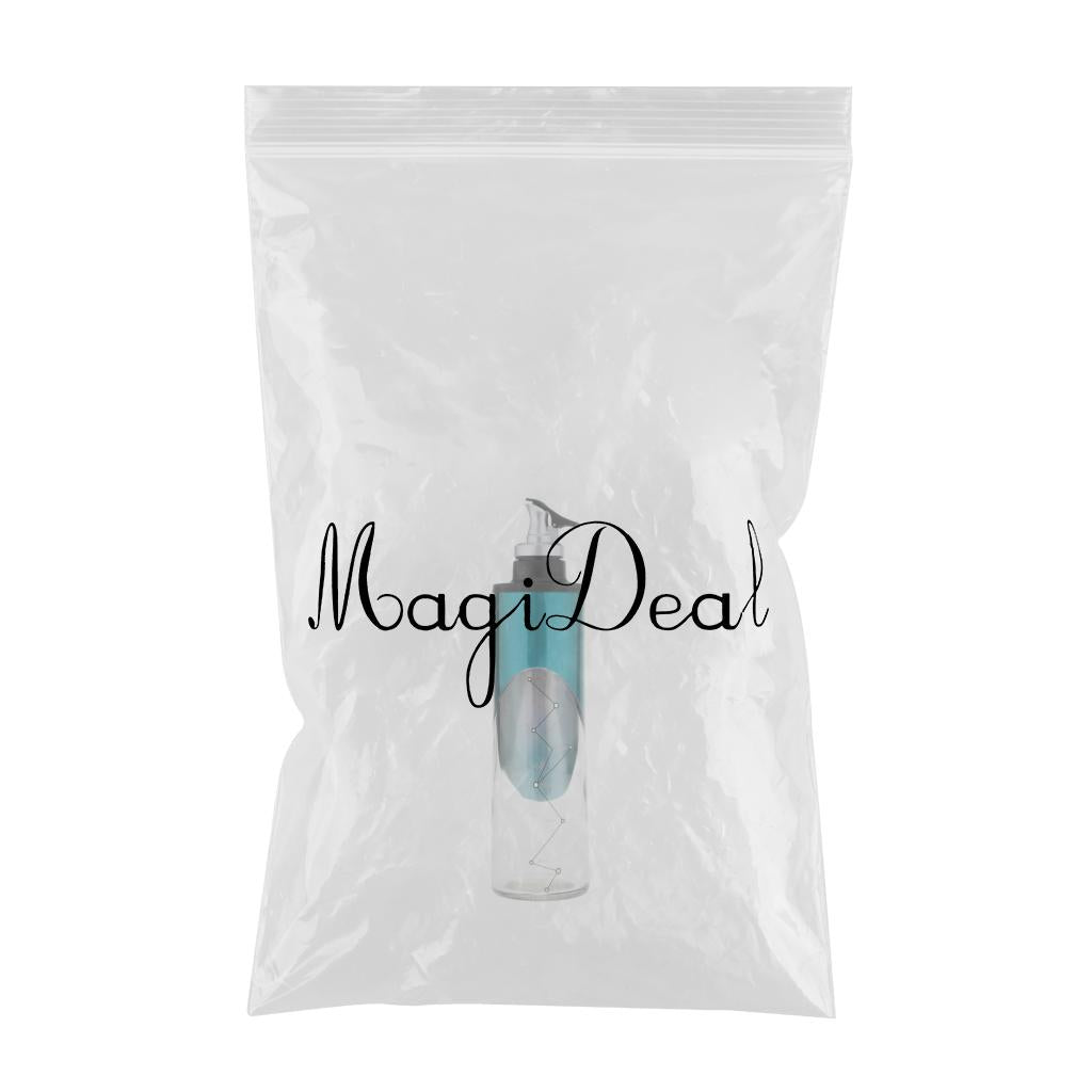 Glass Olive Oil Vinegar Liquor Dispenser Wine Pourer Bar Tools Bottle Blue