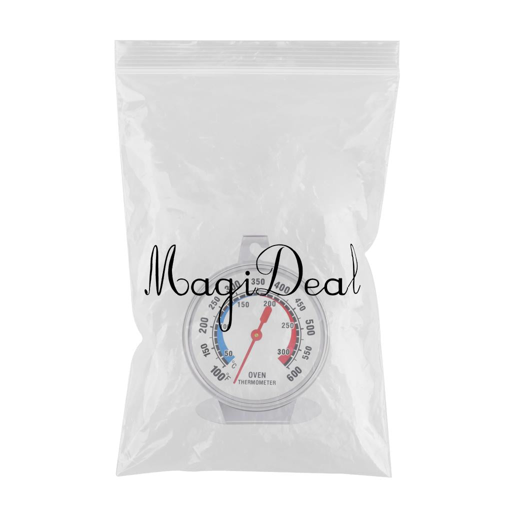 Stainless Steel Instant Read Oven/Grill/Smoker Monitoring Thermometer White
