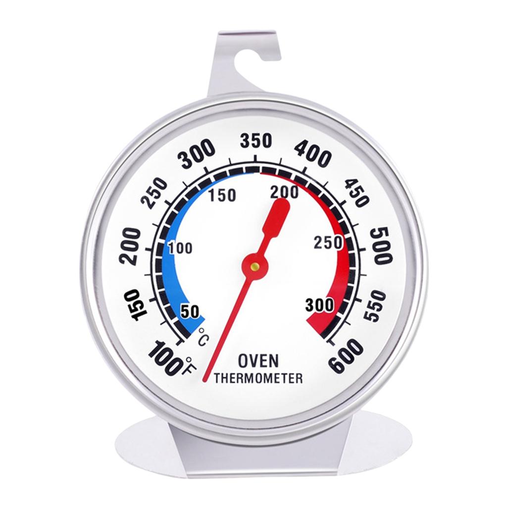 Stainless Steel Instant Read Oven/Grill/Smoker Monitoring Thermometer White