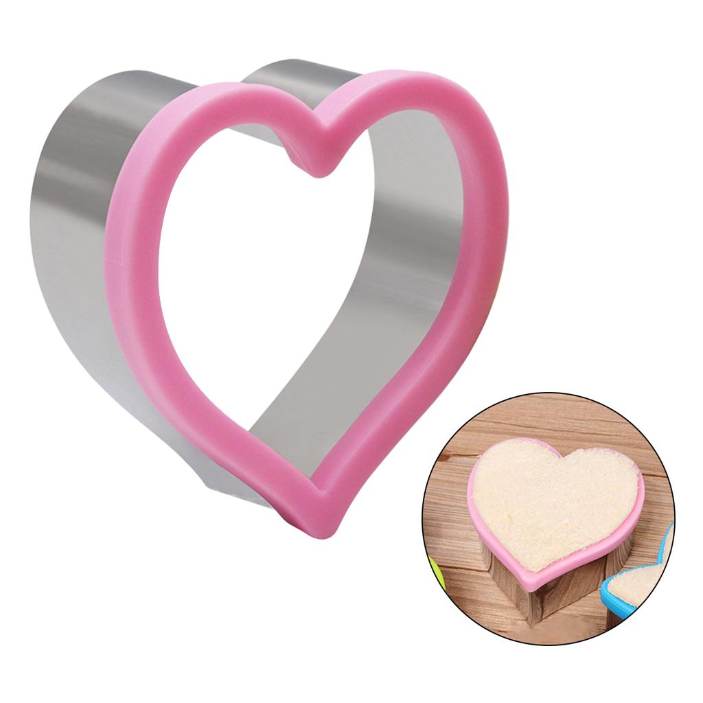 Nonstick Cookies Cutter Paste Pastry Baking Mold Heart Shape Pink