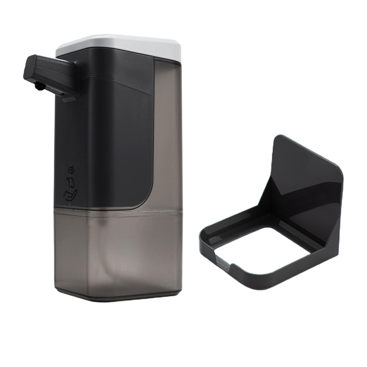 600ml Soap Dispenser Infrared Sensor Adjustable Hand Washer Non-Contact Grey Gel