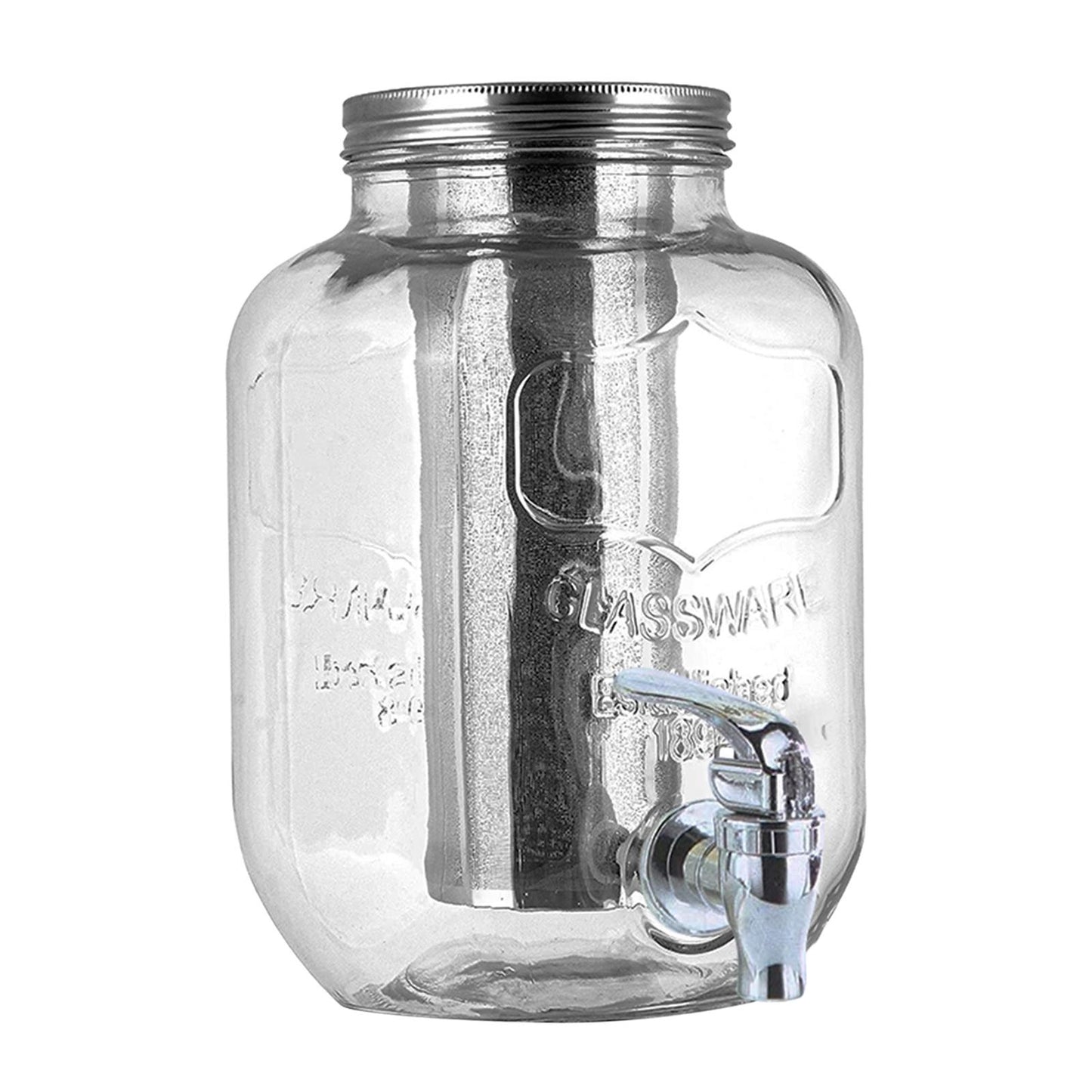 Drinks Dispenser Clear with Lid Juice Dispenser for Kitchen Accessories ABS Head