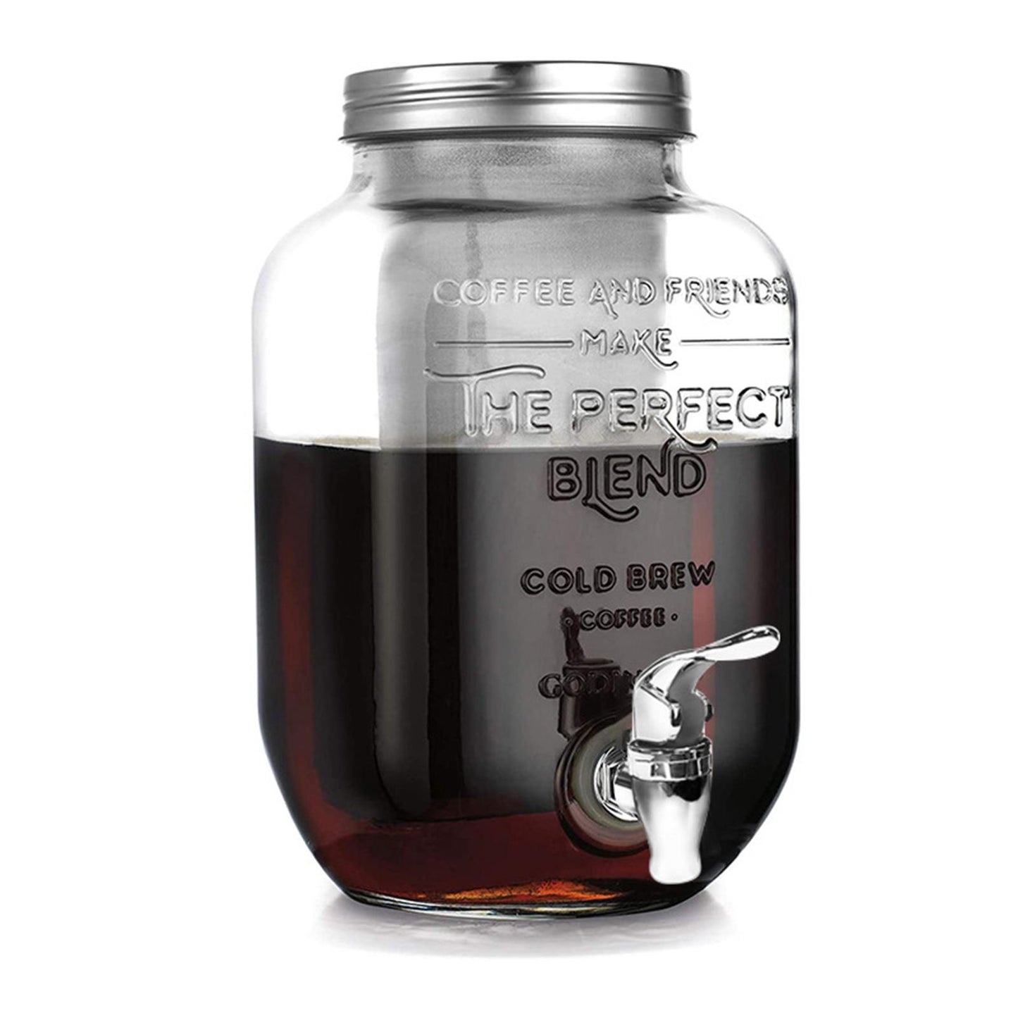 Drinks Dispenser Clear with Lid Juice Dispenser for Kitchen Accessories ABS Head