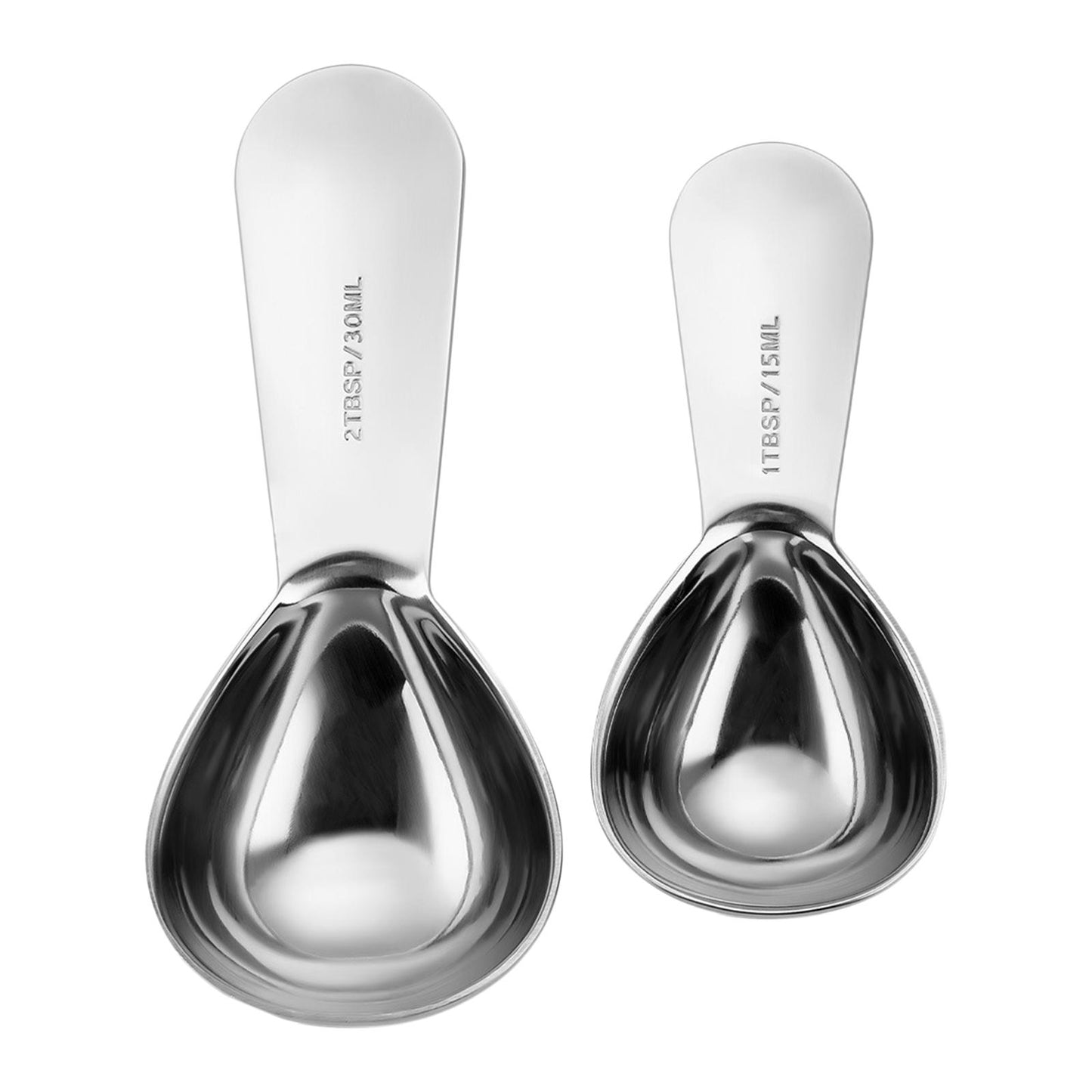 2x 30ml 15ml Coffee Measuring Scoop Spoon Milk Powder Measuring Cooking Tool