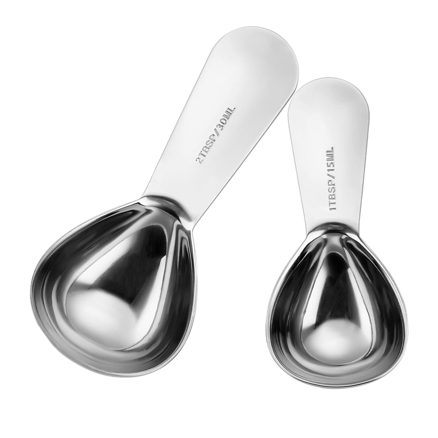 2x 30ml 15ml Coffee Measuring Scoop Spoon Milk Powder Measuring Cooking Tool