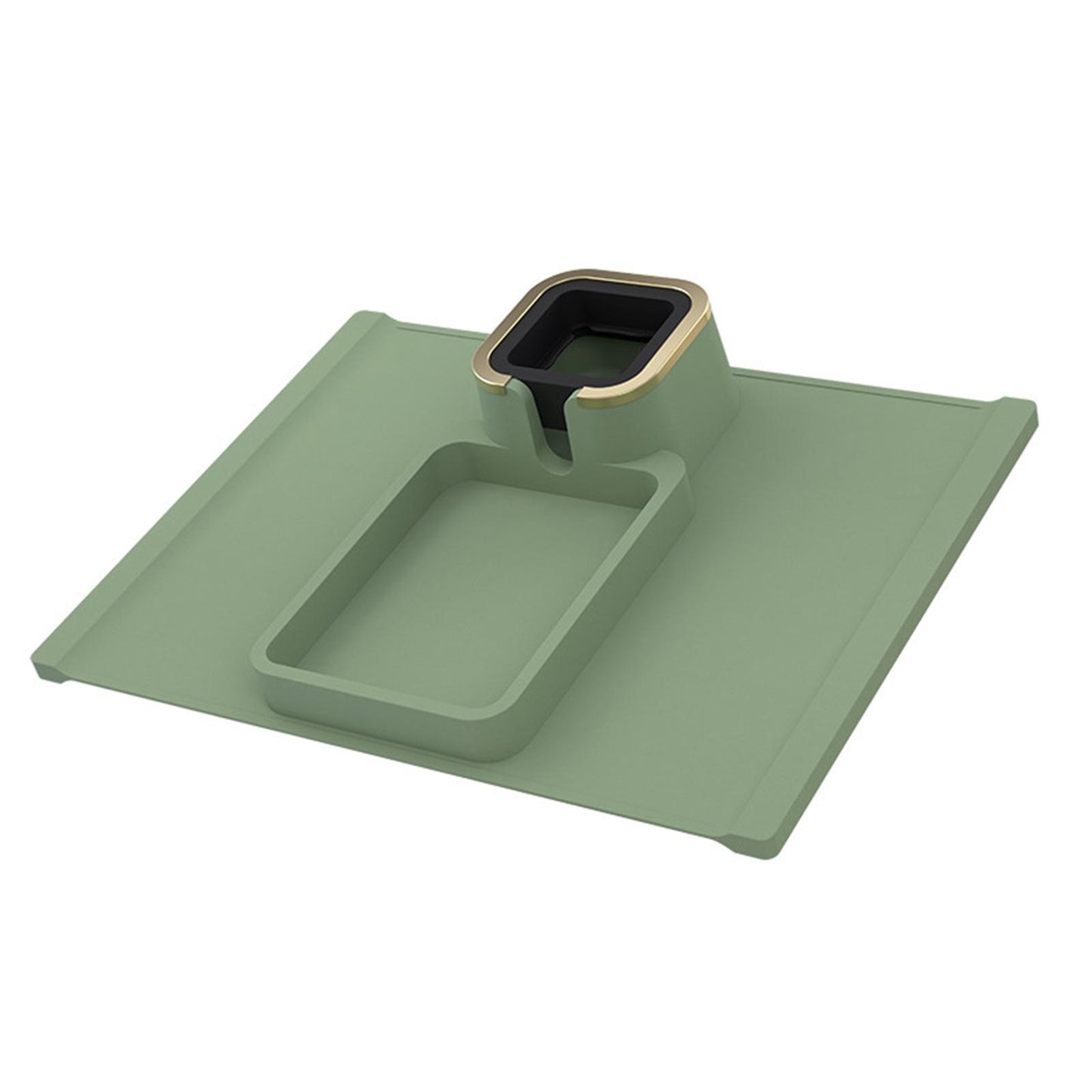 Sofa Cup Holder Tray Adjustable Anti-Slip for Armrest Chair Remote Control blue