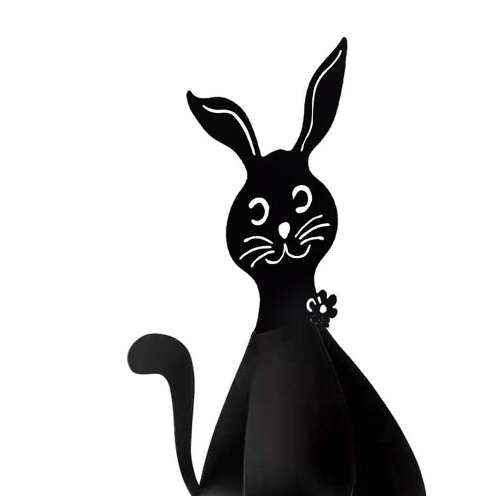 Cute Animal Figure Statue Toilet Paper Holder Office Ornament Rabbit