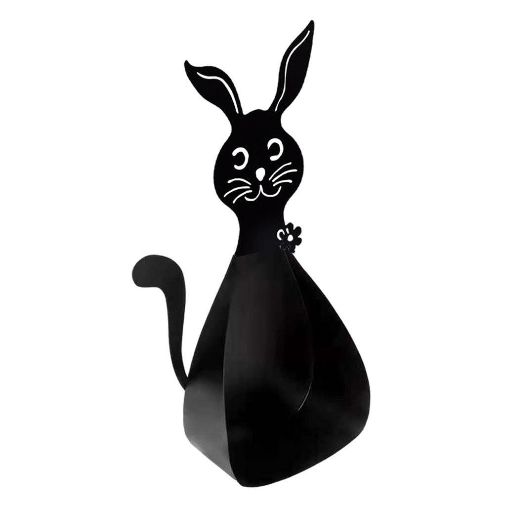 Cute Animal Figure Statue Toilet Paper Holder Office Ornament Rabbit