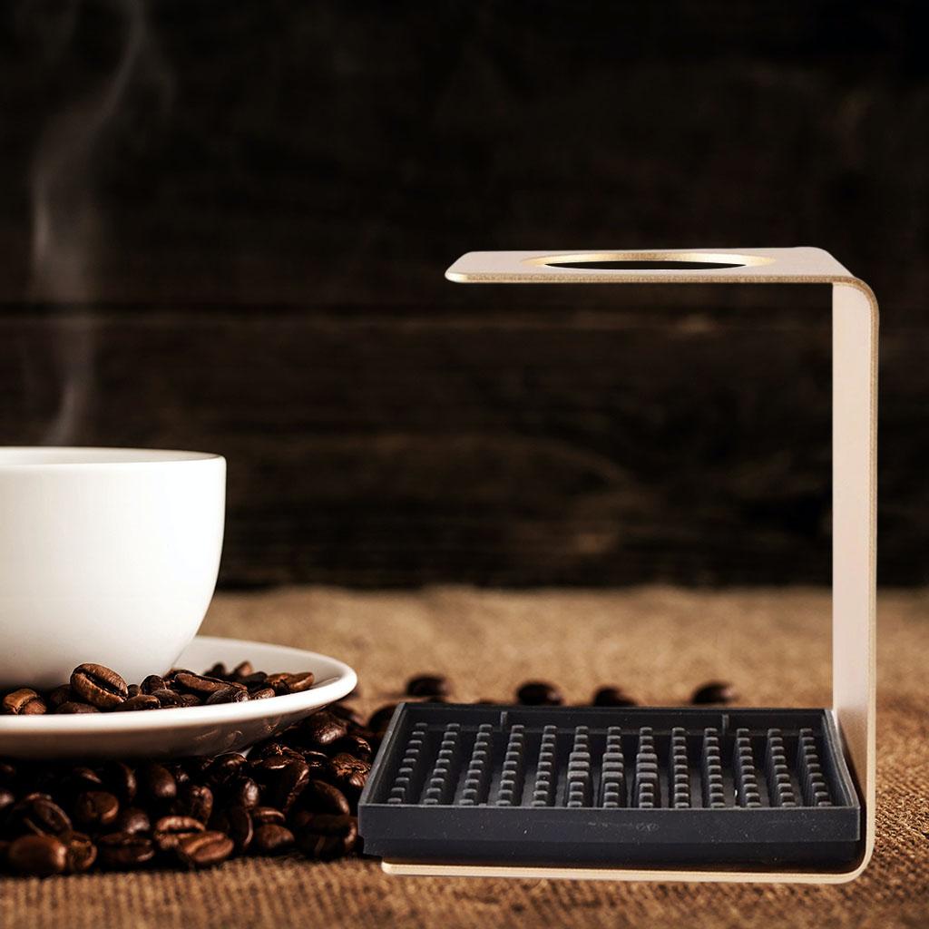 Metal Pour Over Manual Tea Coffee Drip Cup Bracket Rack Accessories Golden