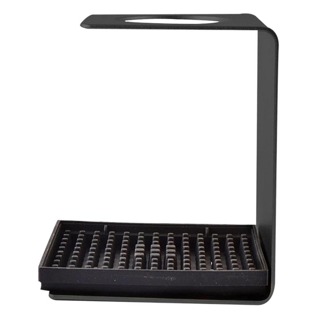 Metal Pour Over Manual Tea Coffee Drip Cup Bracket Rack Accessories Black