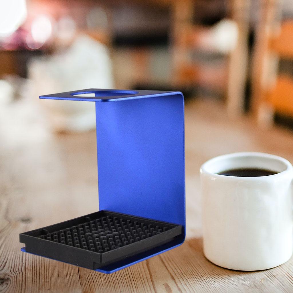 Metal Pour Over Manual Tea Coffee Drip Cup Bracket Rack Accessories Blue