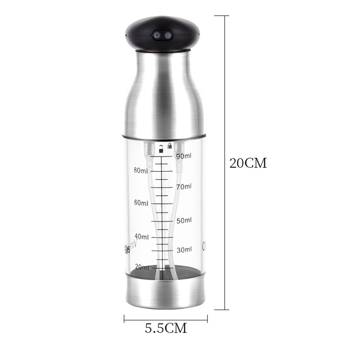Oil Sprayer Bottle Double Nozzles Kitchen Gadget for Outdoor Barbecue Frying