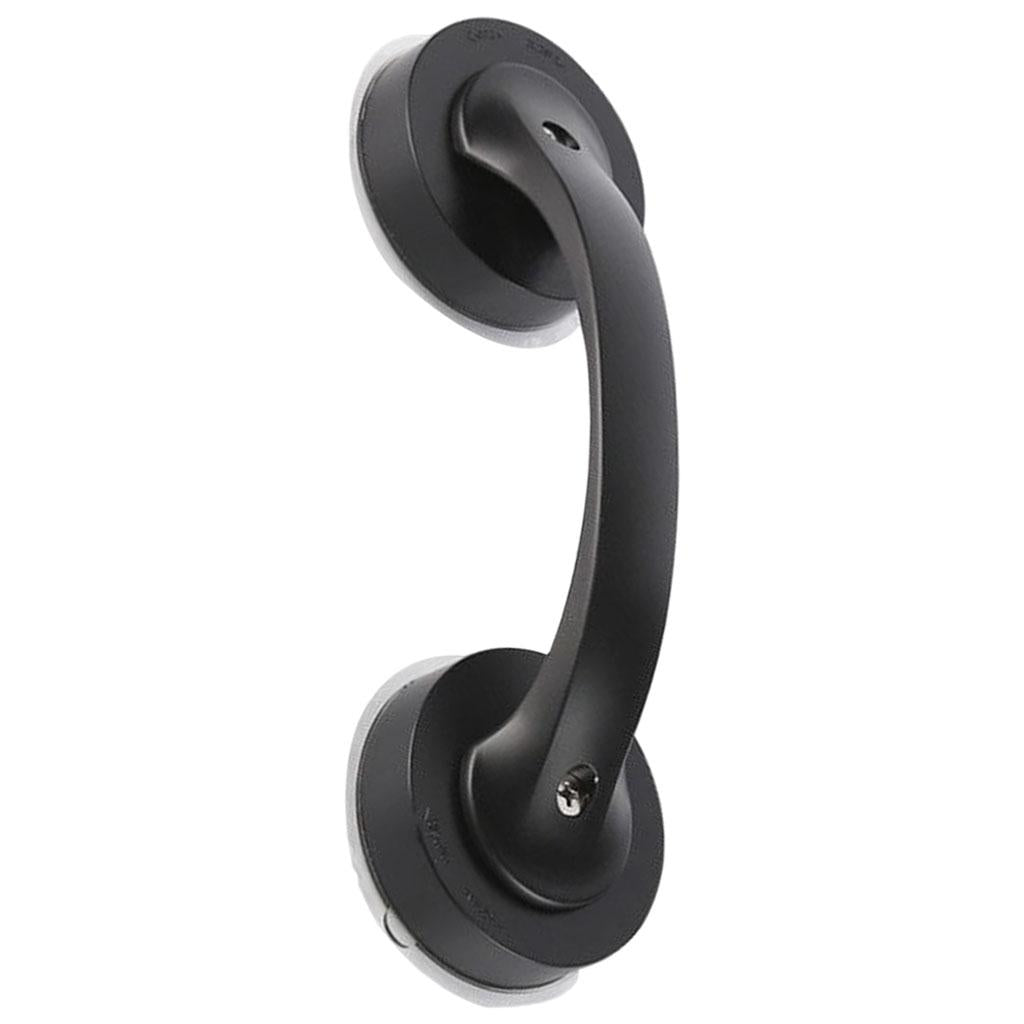 Suction Cup Door Handle Household Accessories Helping Handle for Hotel Black